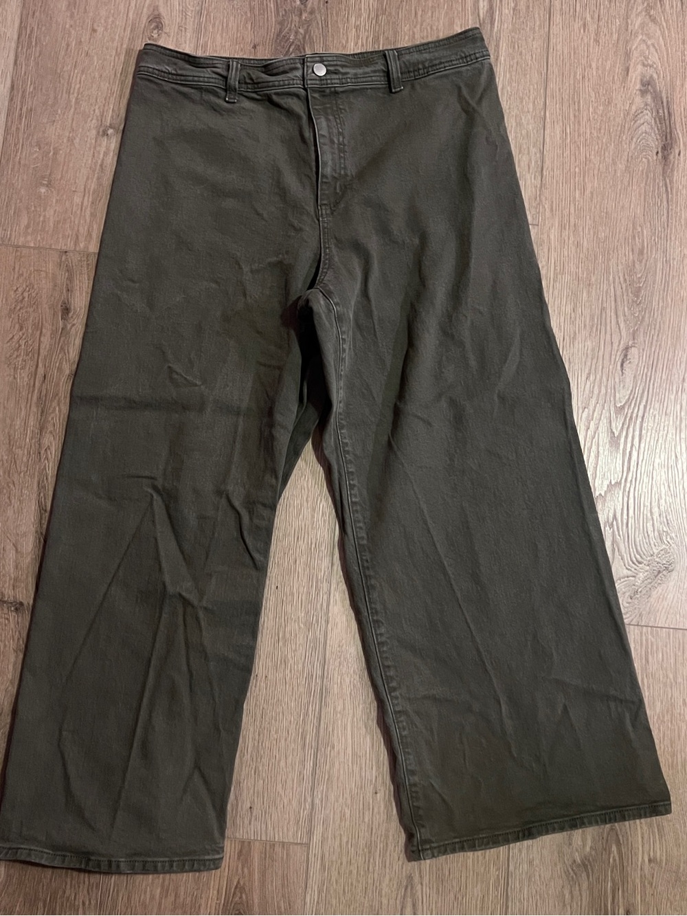 Universal Thread Olive Green Sailor High-Rise Wide Pants